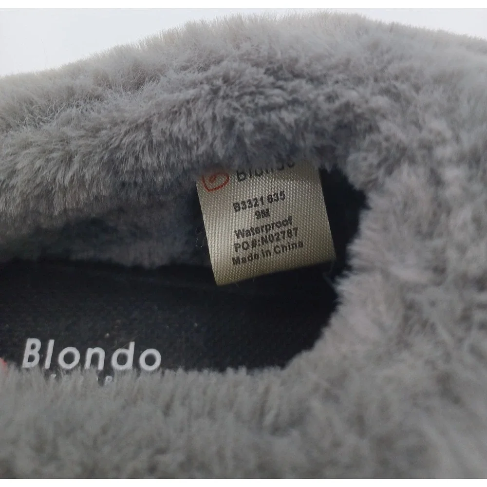 Blondo Suri Gray Suede Slip On Boots Booties Waterproof 9M B3321635 SUPER‎ SOFT!